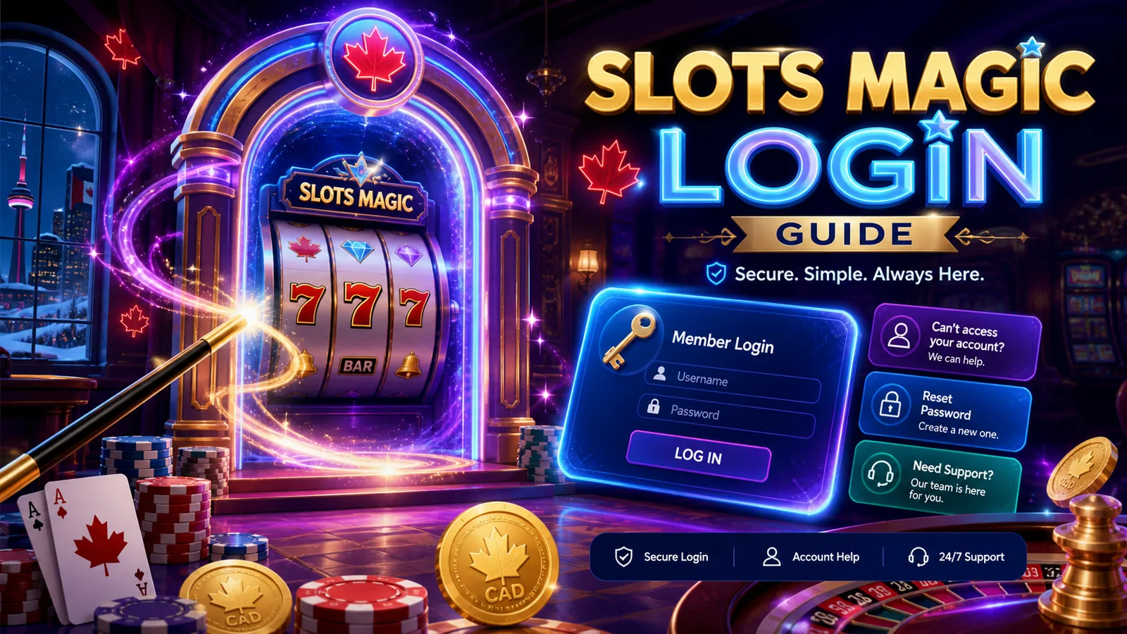 Slots Magic Login Guide content banner